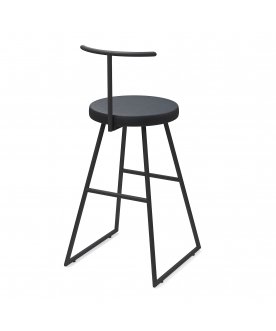 Барный стул Сканди-65 софт экокожа/черный