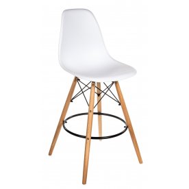 Барный стул Eames PC-007 белый