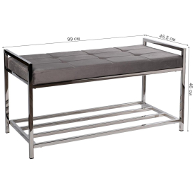 Банкетка 47ED-008BAN-SER