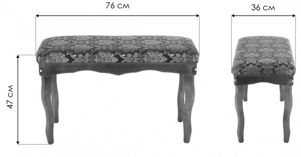 Банкетка Амадео бежевая