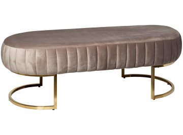 Банкетка N-BH2009 BG BR  серо-бежевая