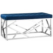 синий / сталь серебро