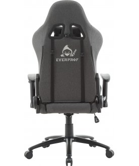 Игровое кресло Everprof Ghost ткань серый