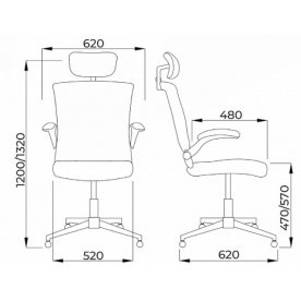 Компьютерное кресло Bruno