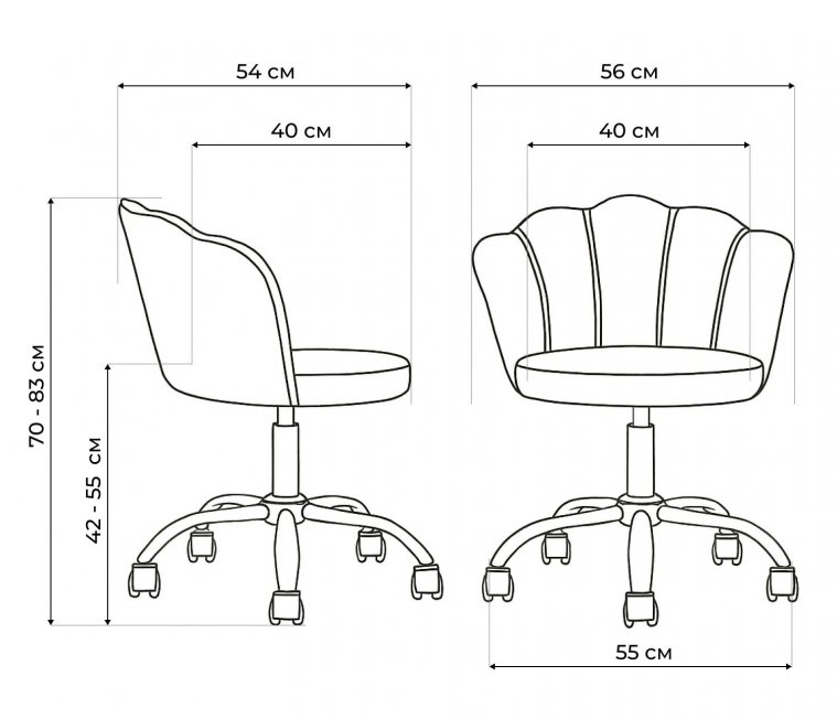 Компьютерное кресло Bud grey