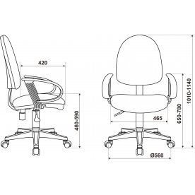 Компьютерное кресло Бюрократ CH-300