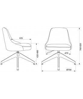 Компьютерное кресто Бюрократ CH-340GLZ