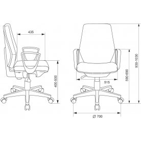 Компьютерное кресло Бюрократ CH-545