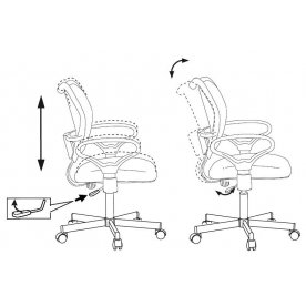 Компьютерное кресло Бюрократ CH-799M