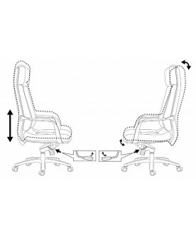 Компьютерное кресло Бюрократ Dao
