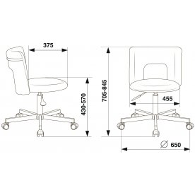 Компьютерное кресло Бюрократ KF-1M