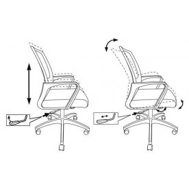 Компьютерное кресло Бюрократ MC-201