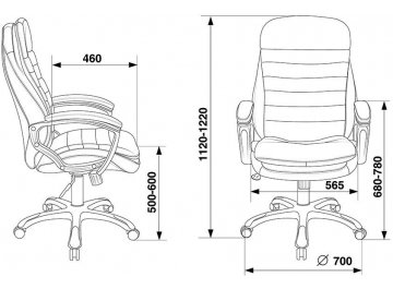 Компьютерное кресло Бюрократ T-9950LT