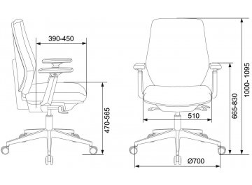 Компьютерное кресло CH-545/lux