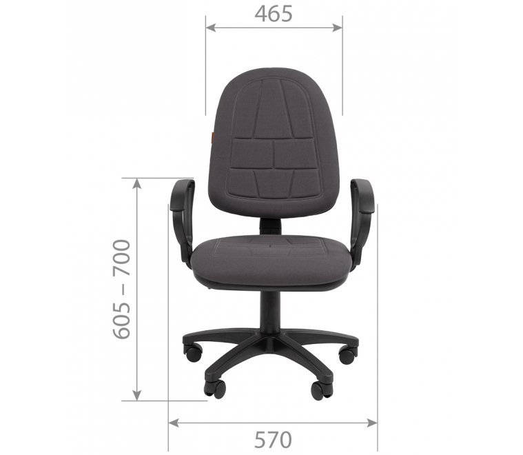 Компьютерное кресло Chairman 205 T08 черный