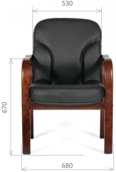 Компьютерное кресло Chairman 658 кожа черная