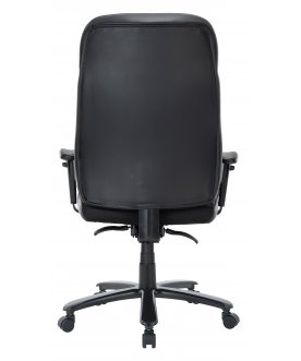 Офисное кресло Chairman CH414 экокожа / ткань черный