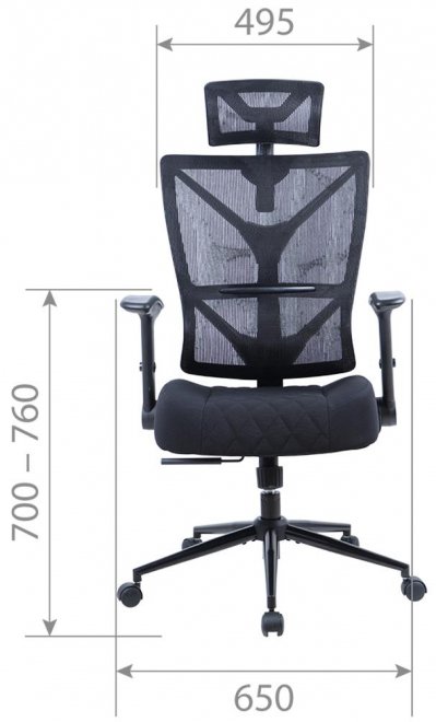 Компьютерное кресло Chairman CH566 черный