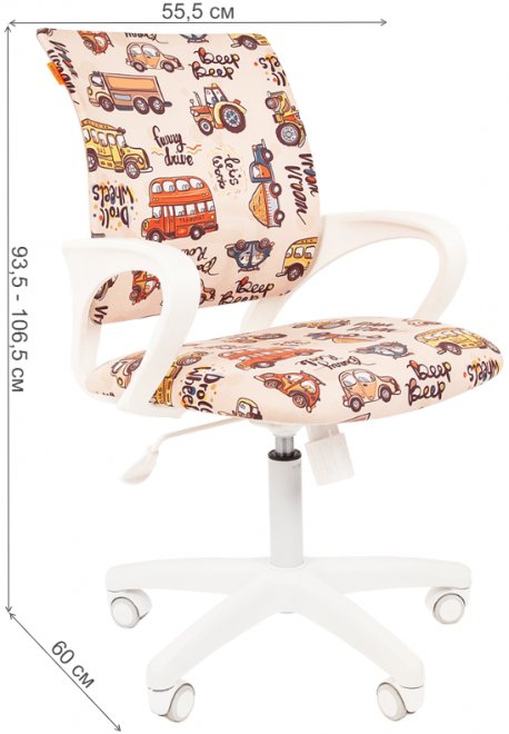 Компьютерное кресло Chairman Kids 103 автобусы