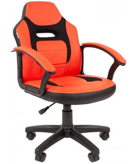 Компьютерное кресло Chairman kids 110 черный / красный