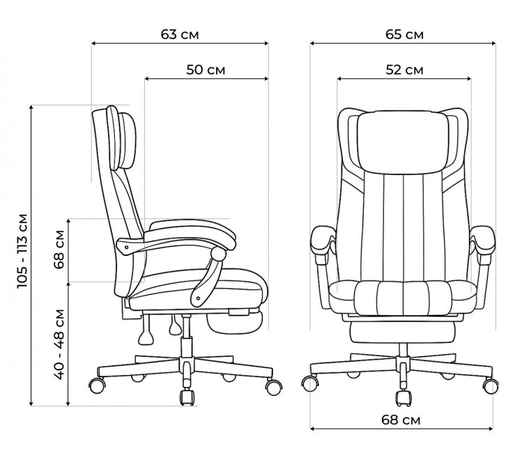 Компьютерное кресло Damir gray