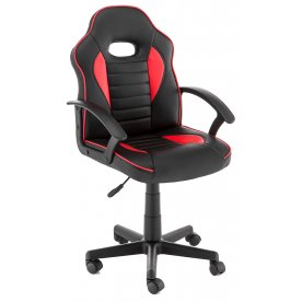 Компьютерное кресло Danger черное / красное