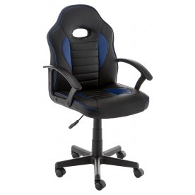 Компьютерное кресло Danger черное / синее