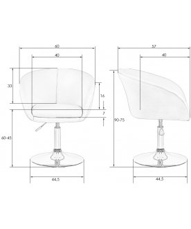 Компьютерное кресло Dobrin Edison Black