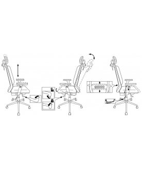 Компьютерное кресло MC-612N-H