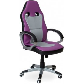 Компьютерное кресло Лиша purple / grey / black