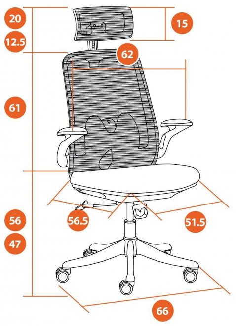 Компьютерное кресло Mesh-10Hr/Меш-10Хр ткань серый