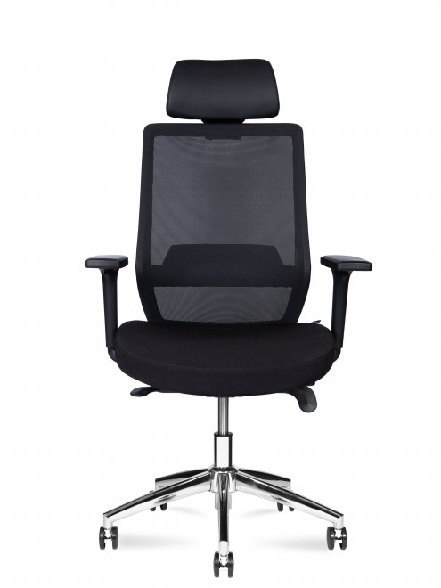 Компьютерное кресло Mono black chrom черный