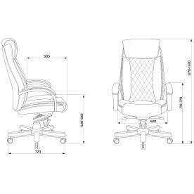 Компьютерное кресло T-9924walnut