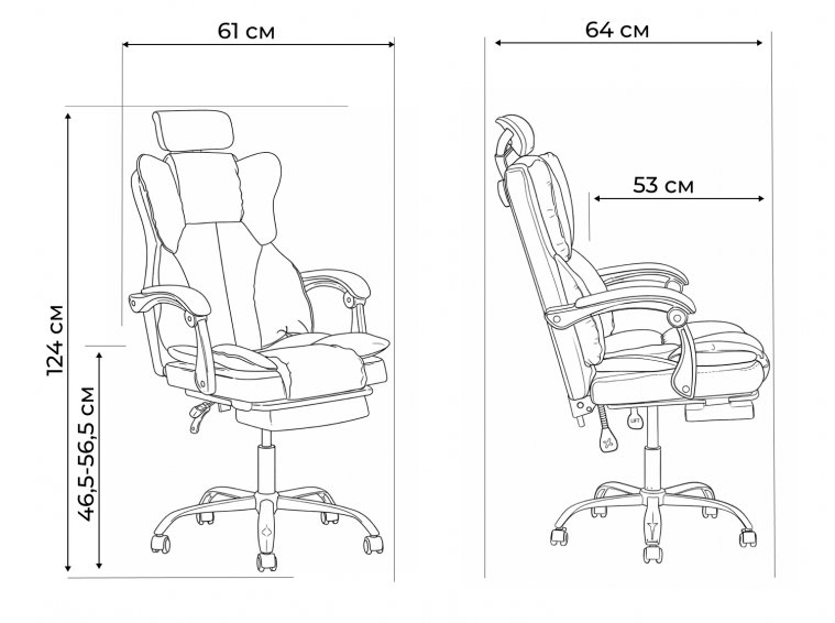Компьютерное кресло TopChairs Siento черный