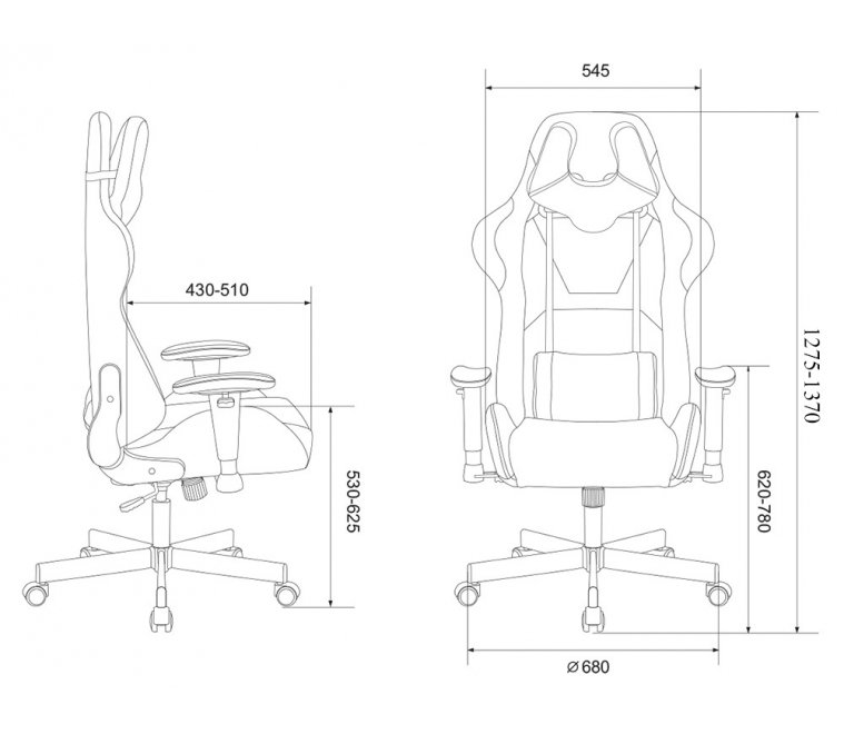Компьютерное кресло Бюрократ Viking knight lt 10 fabric коричневое