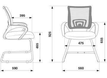Офисное кресло Бюрократ CH-695N-AV/B/TW-11