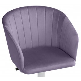 Компьютерное кресло Тибо / Кресло AV 307/237 белый каркас сливовый микровелюр (confetti plum)