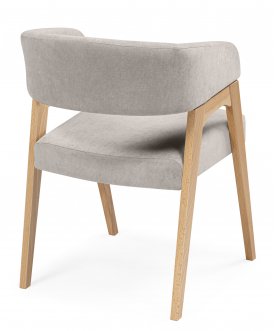 Стул-кресло Невада 1 ткань 231 / натуральное дерево