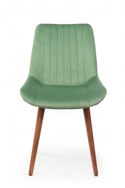 Деревянный стул Седа фисташковый (zd 651) / темное дерево