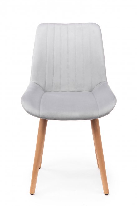 Деревянный стул Седа светло-серый (zd 960) / светлое дерево