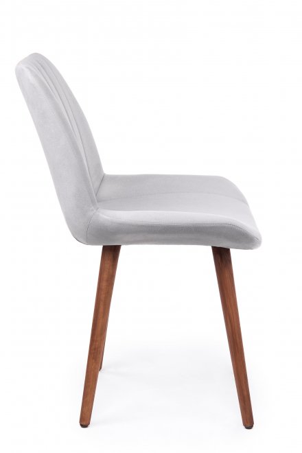 Деревянный стул Седа светло-серый (zd 960) / темное дерево