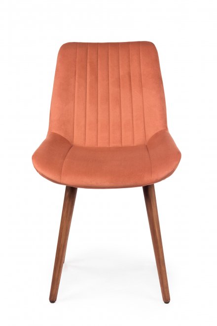 Деревянный стул Седа терракотовый (zd 432) / темное дерево