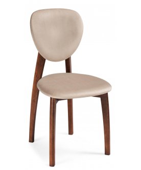 Деревянный стул Вакимо tenerife beige / миланский орех