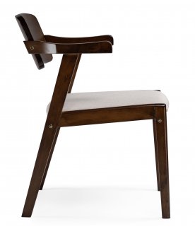 Стул-кресло Velma dirty oak / light beige