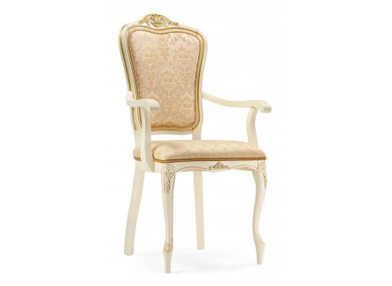 Кресло Руджеро патина золото / бежевый