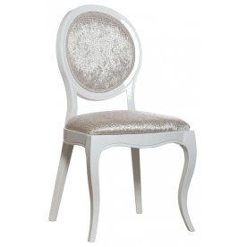 Стул бархатный бежевый