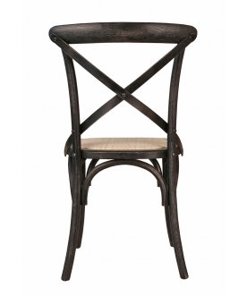 Стул Cross Back Black Brush