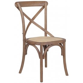 Стул Cross Back Brown