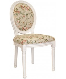 Деревянный стул Volker белый / бежевый