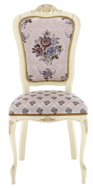 Стул Руджеро патина золото / молочный